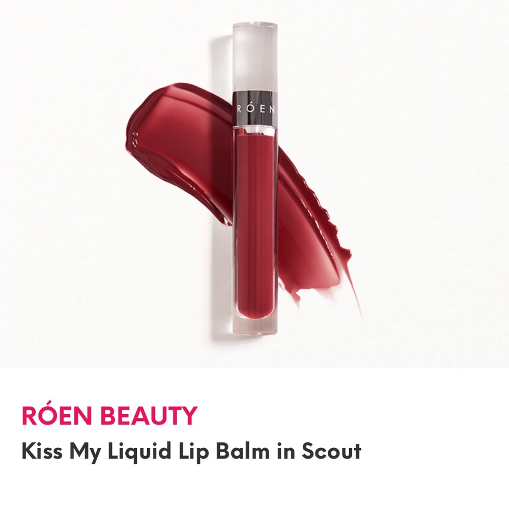 RÓEN BEAUTY
Kiss My Liquid Lip Balm in Scout